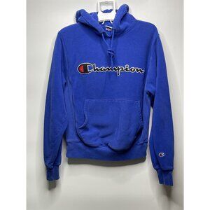 Vintage Y2K Champion Reverse Weave Hoodie Embroidered Men’s S